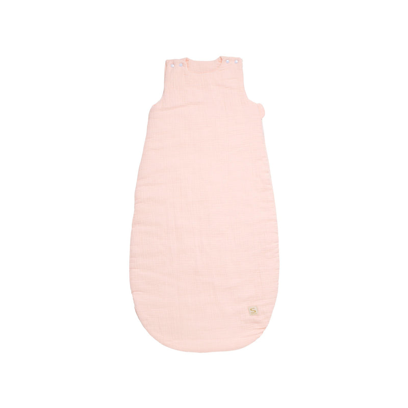 Gigoteuse Bébé Hiver En Double Gaze De Coton - Rose