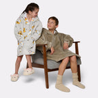 Pull Plaid Beige - Enfant 8/12 Ans