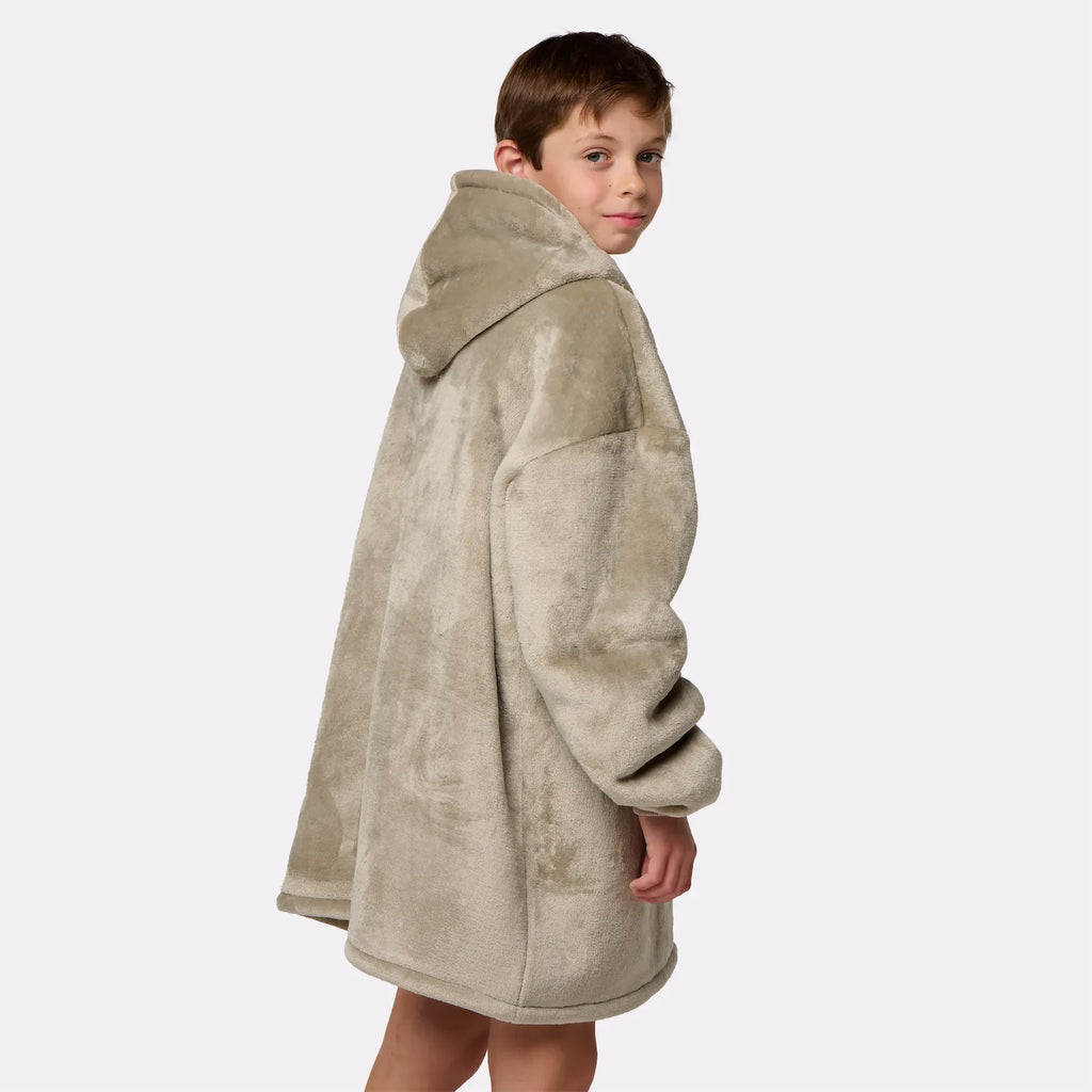 Pull Plaid Beige - Enfant 8/12 Ans