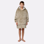 Pull Plaid Beige - Enfant 8/12 Ans