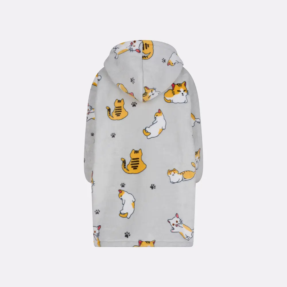 Pull Plaid Imprimé Chat - Enfant 3/7 Ans