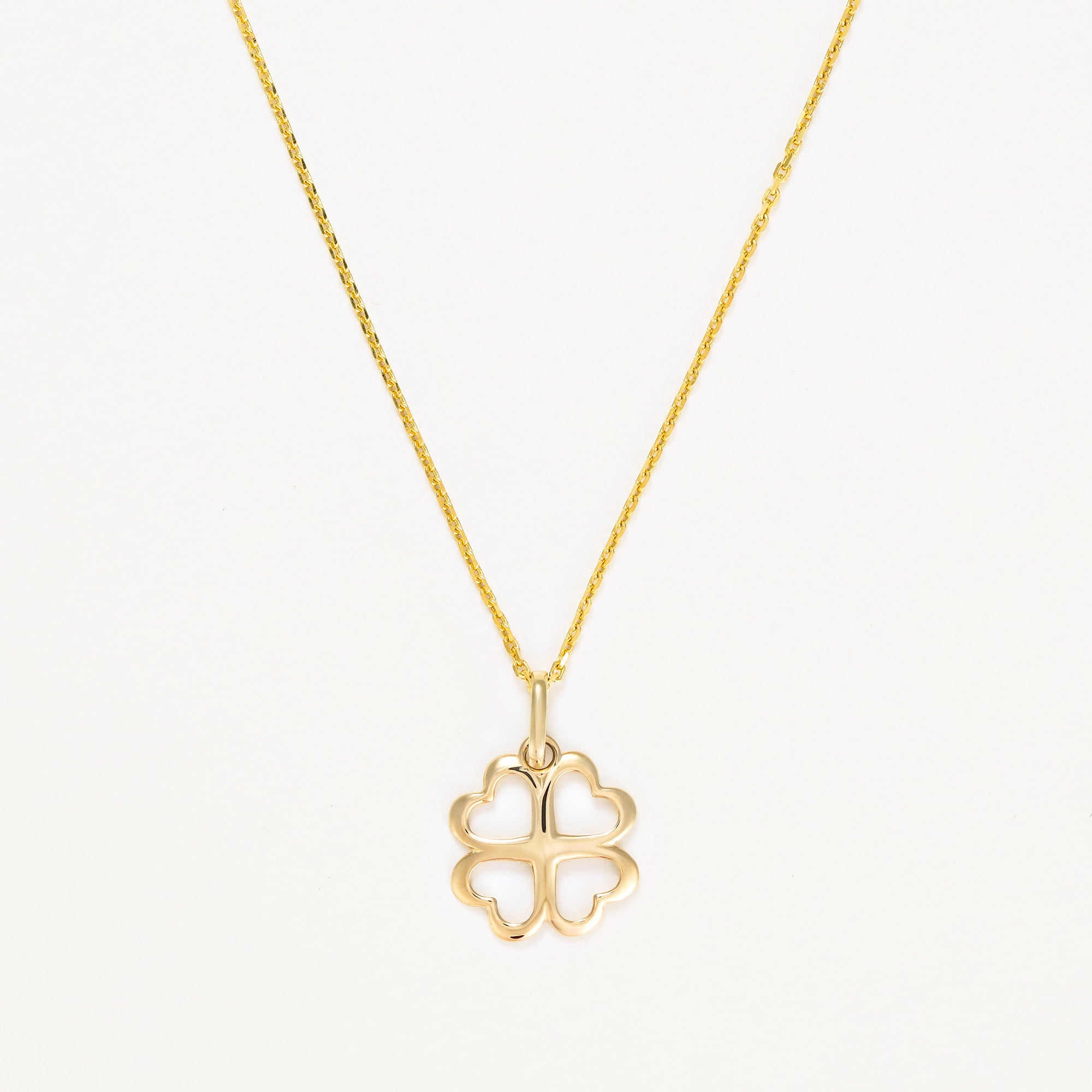 Pendentif "Trèfle Merveilleux"Or Jaune 375 /1000