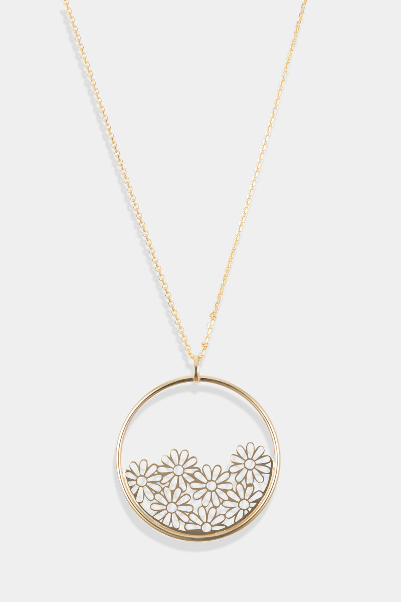 Pendentif "Daisy" Or Jaune 375/1000