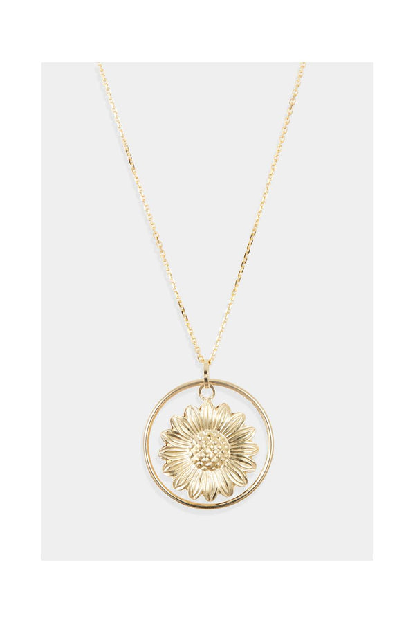 Pendentif " Golden Flower" Or Jaune 375/1000