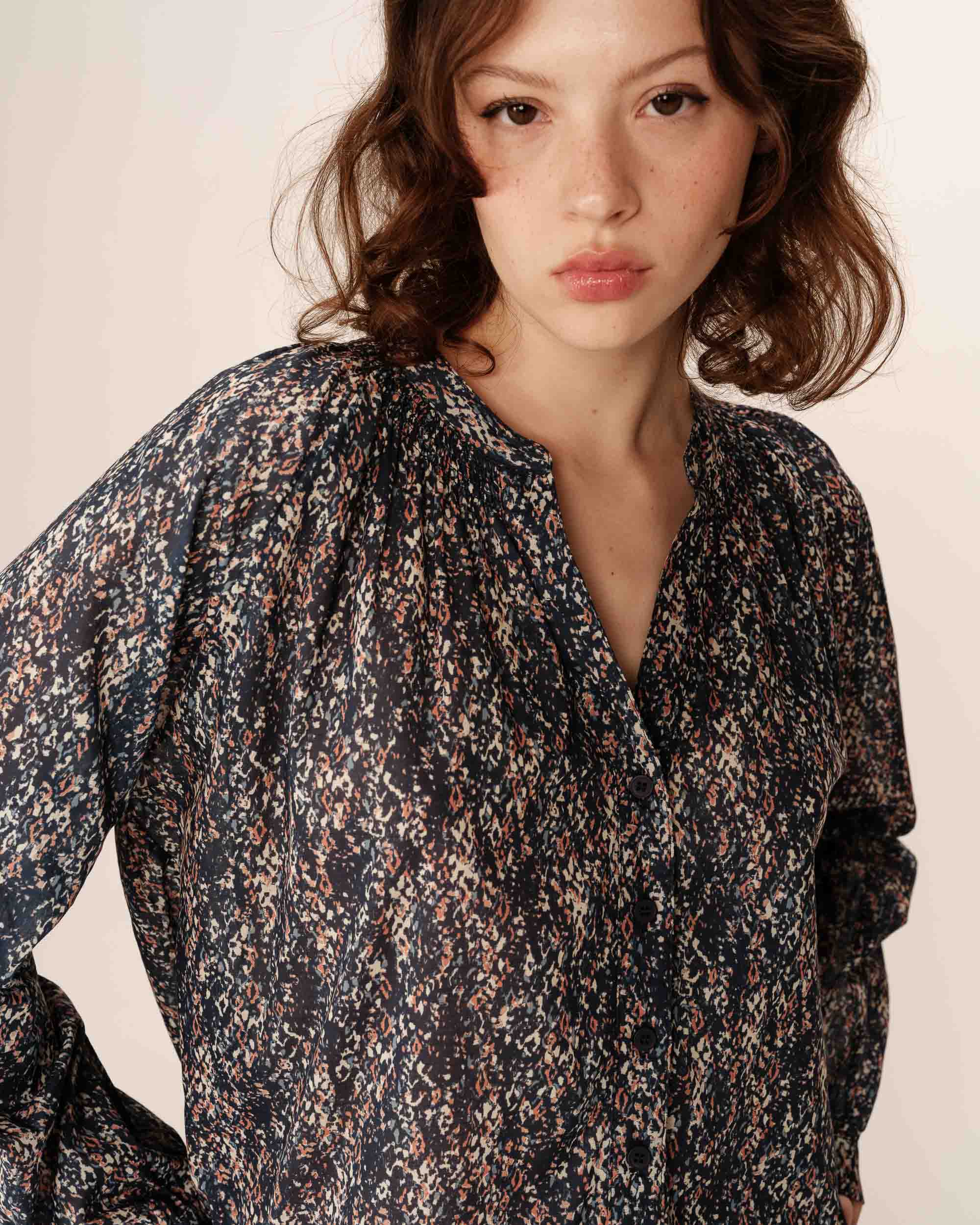 Blouse Platane - Navy