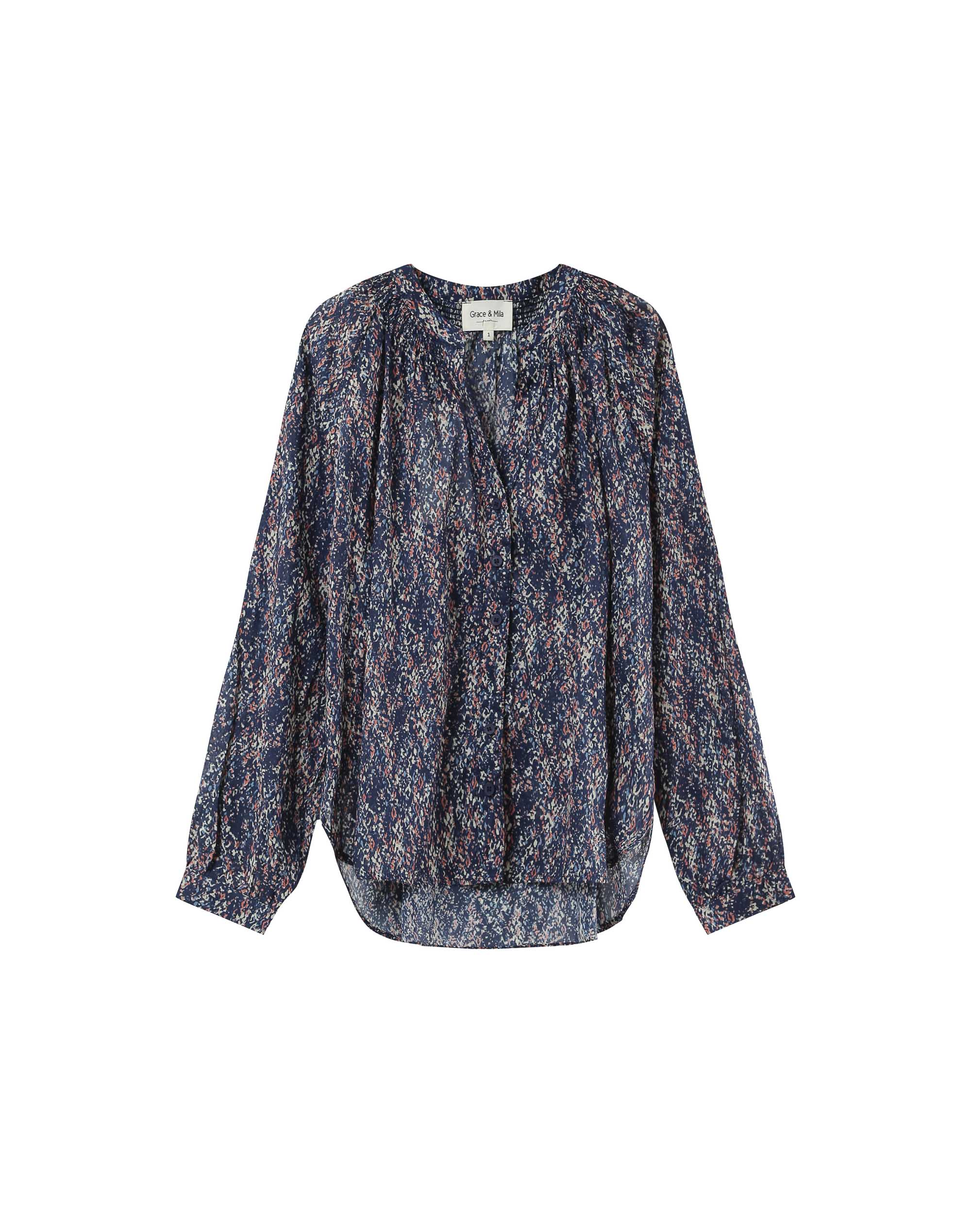 Blouse Platane - Navy