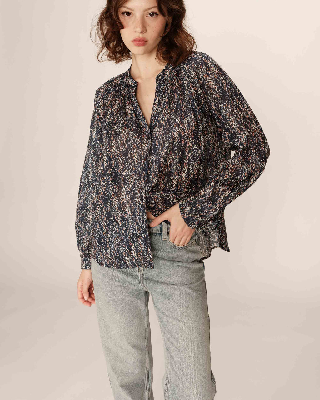 Blouse Platane - Navy