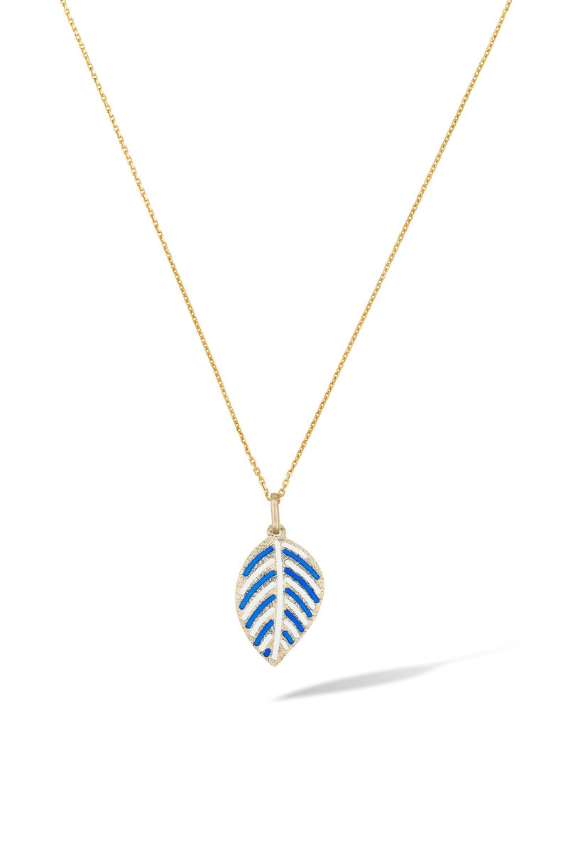 Pendentif "Feuilles Pendantes" Or Jaune 375/1000