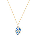 Pendentif "Feuilles Pendantes" Or Jaune 375/1000