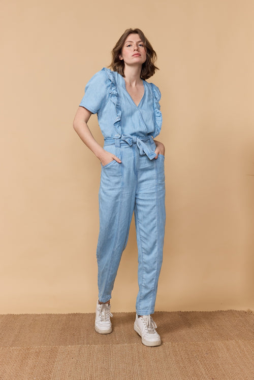 Pleniere Jumpsuit - Sky Blue Jeans