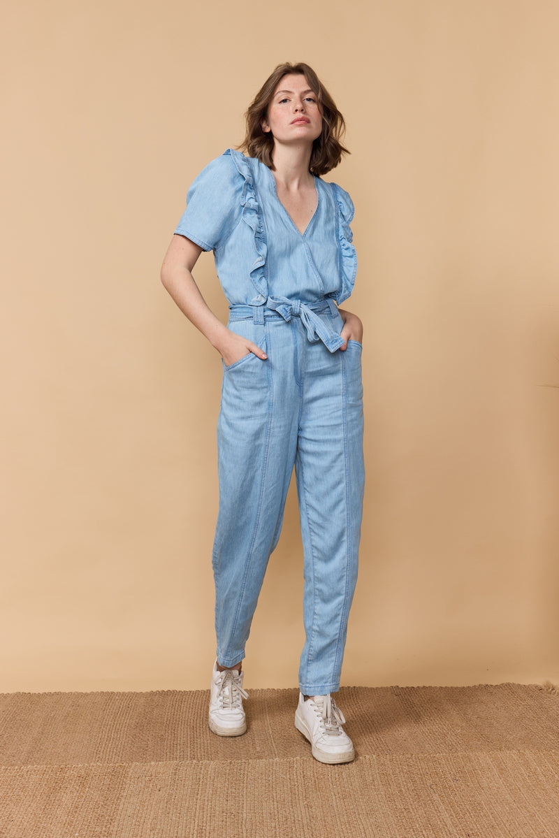 Pleniere Jumpsuit - Sky Blue Jeans