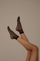 Socquettes Plumetis - Noir