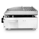 Plancha 2 Brûleurs En U - Inox