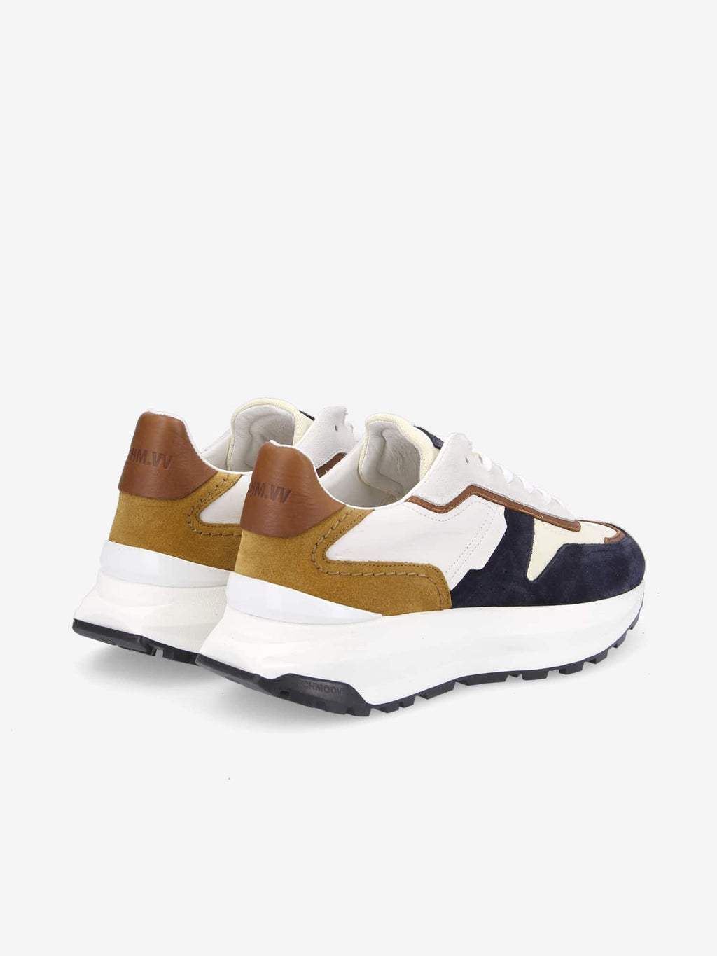 Fire Runner M - Suede/Nappa - Azul/Cognac