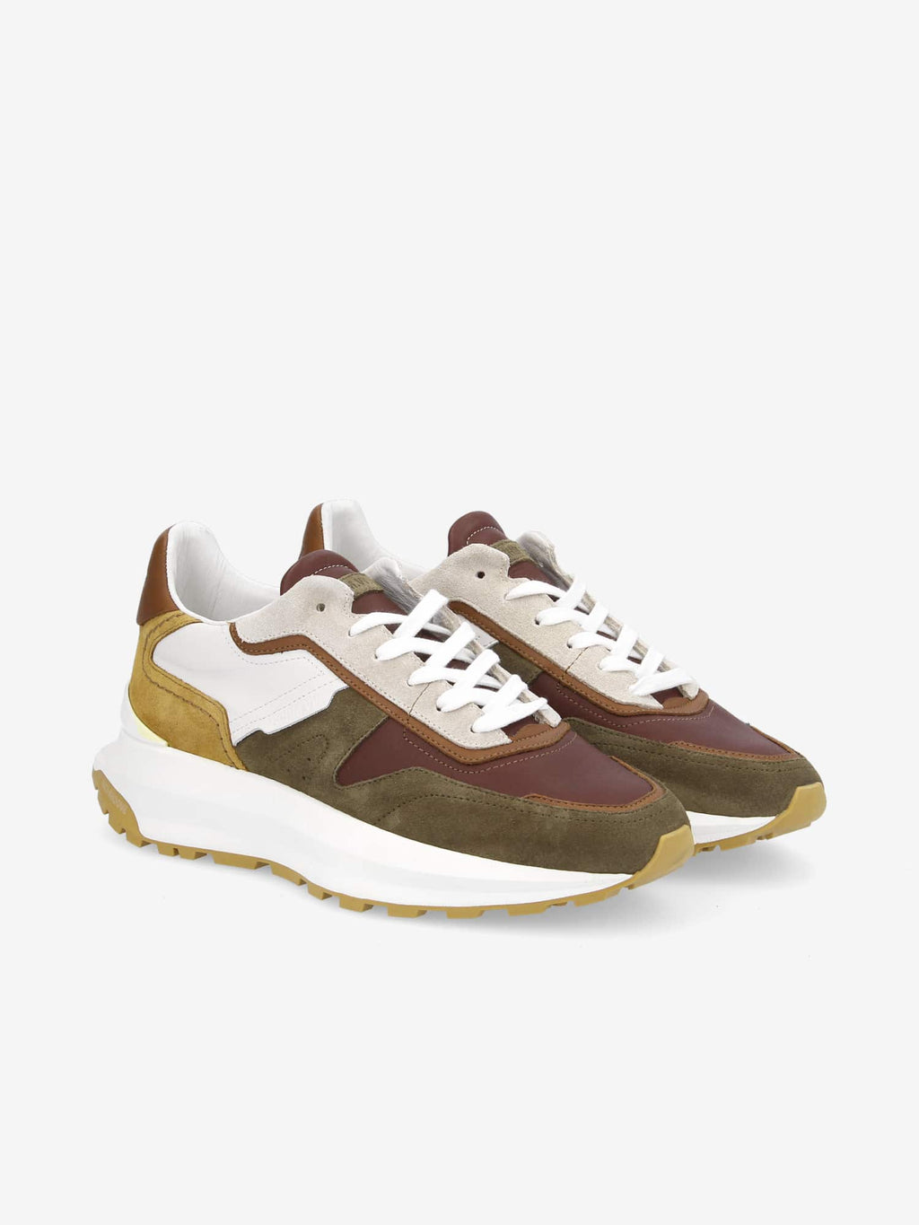Fire Runner M - Suede/Nappa - Foret/Bordo