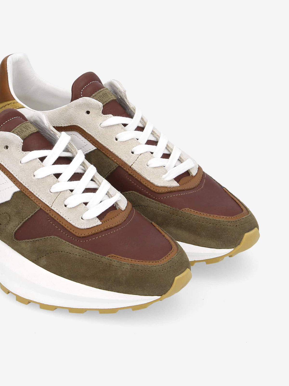 Fire Runner M - Suede/Nappa - Foret/Bordo