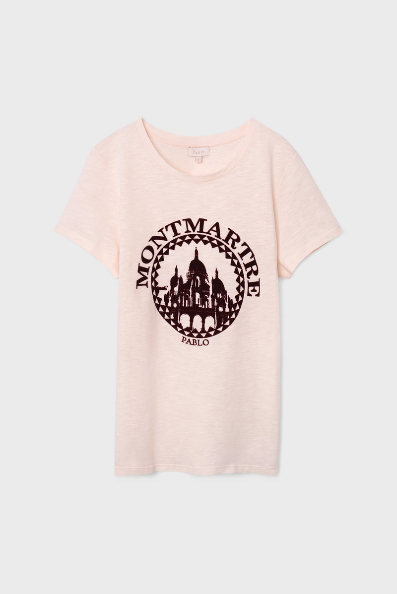 T-Shirt Tyssia - Rose Clair