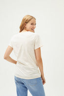 T-Shirt Tyssia - Rose Clair