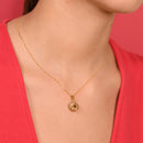 Pendentif "Noeud Torsadé " - 12 Mm Or Jaune 375/1000