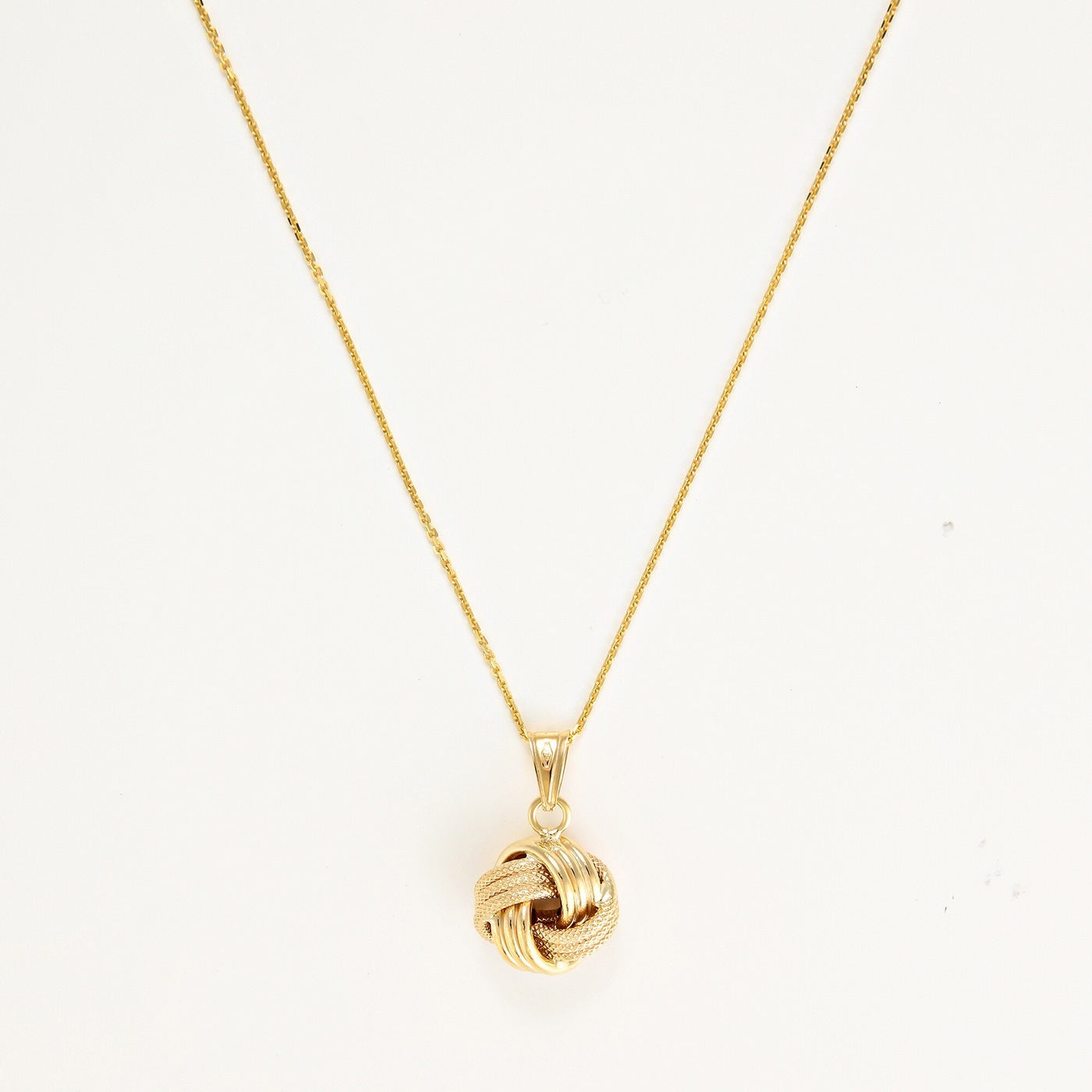 Pendentif " Noeud Torsadé " 12 Mm Or Jaune 375/1000 - Or Jaune 375/1000
