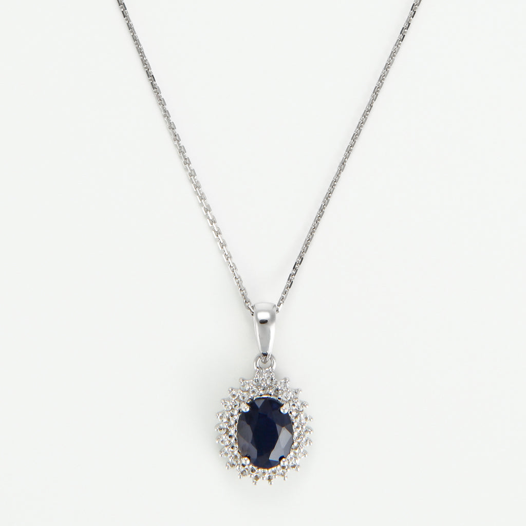 Pendentif "Soleil Bleu"