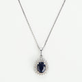 Pendentif "Soleil Bleu"