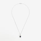 "Blue Sun" Pendant - 375/1000 White Gold