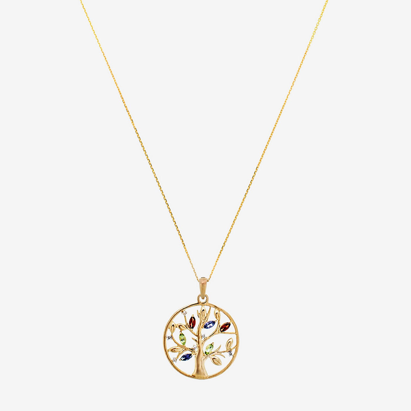 Colgante "Árbol de la Vida" D0.02/3 G0.2/2 I0.14/2 P0.18/2 - Oro amarillo 375/1000