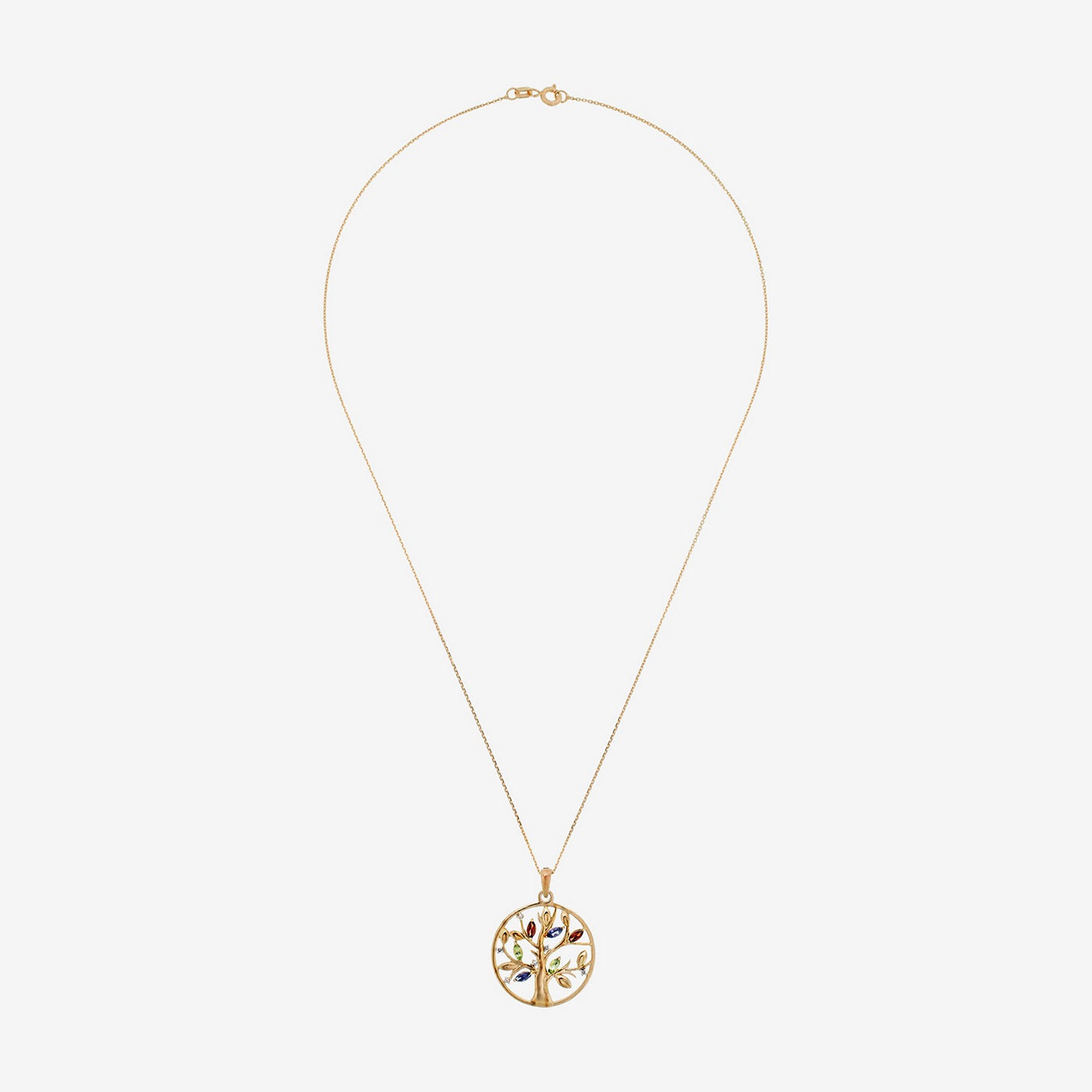 Colgante "Árbol de la Vida" D0.02/3 G0.2/2 I0.14/2 P0.18/2 - Oro amarillo 375/1000
