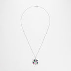 Pendentif "Arbre À Fleurs" D0,02/3 S0,72/12 R0,36/3 E0,16/2 - Or Blanc