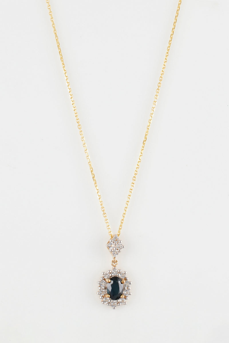 "Amerita" pendant S0.62/1 Wt0.42/14 - 375/1000 Yellow Gold