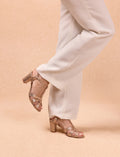Apolline Heeled Sandals - Gold - Women
