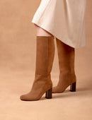 Nora Heeled Boots - Brown - Women