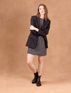 Bottines Romane - Noir Grainé - Femme