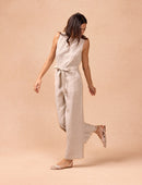 Sandalias planas Suzanne - Marfil - Mujer
