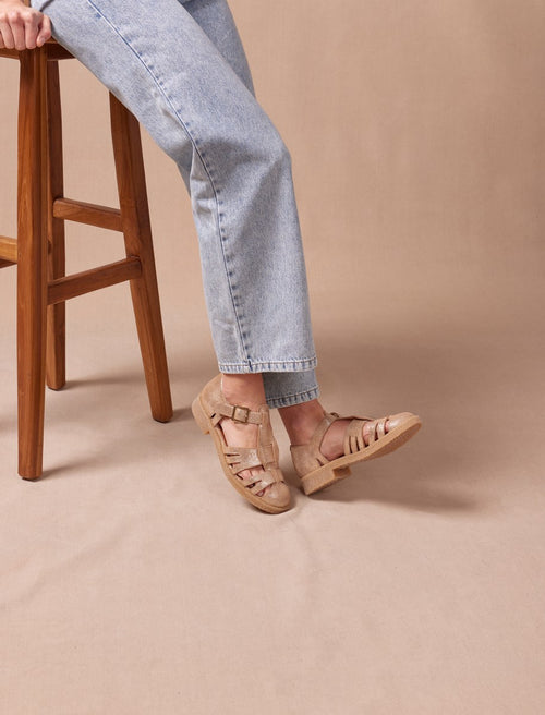 Sandales Célestine - Doré - Femme