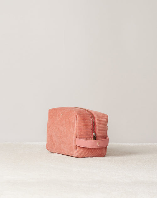 Trousse Oscar Velours - Rose