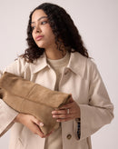 Pochette Angele Taupe