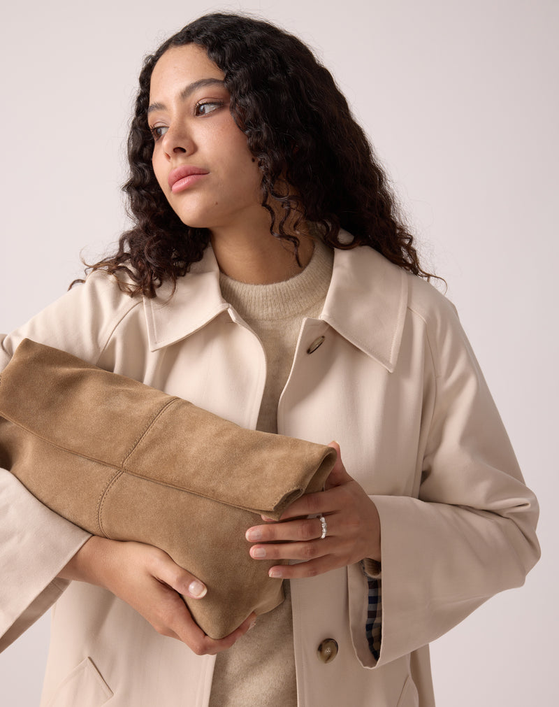 Pochette Angele Taupe