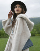 Pochette À Bandoulière Gina Bleu Orage Lezard