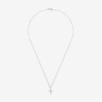 "Cross of Happiness" Pendant Diamonds 0.06Ct/16 - White Gold