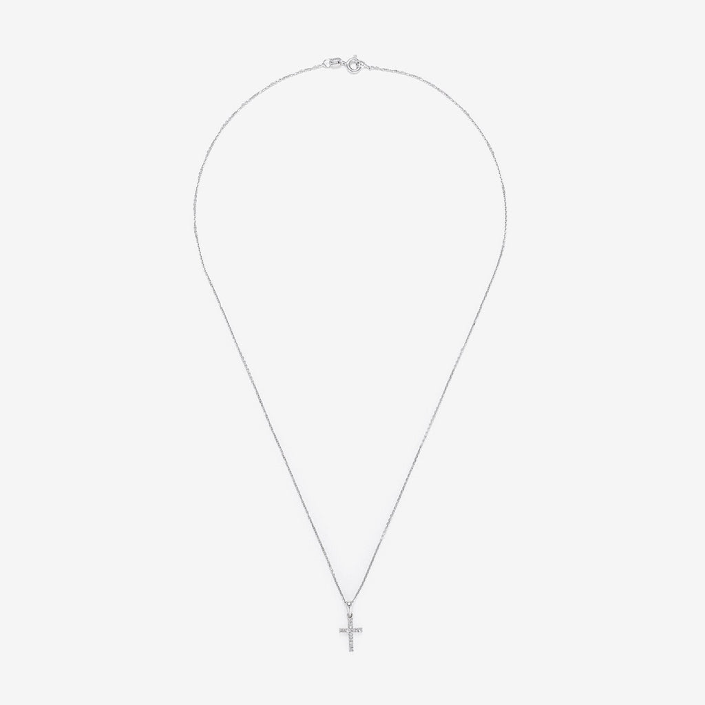 Zawieszka "Krzyż Szczęścia" Diamenty 0,06 ct/16