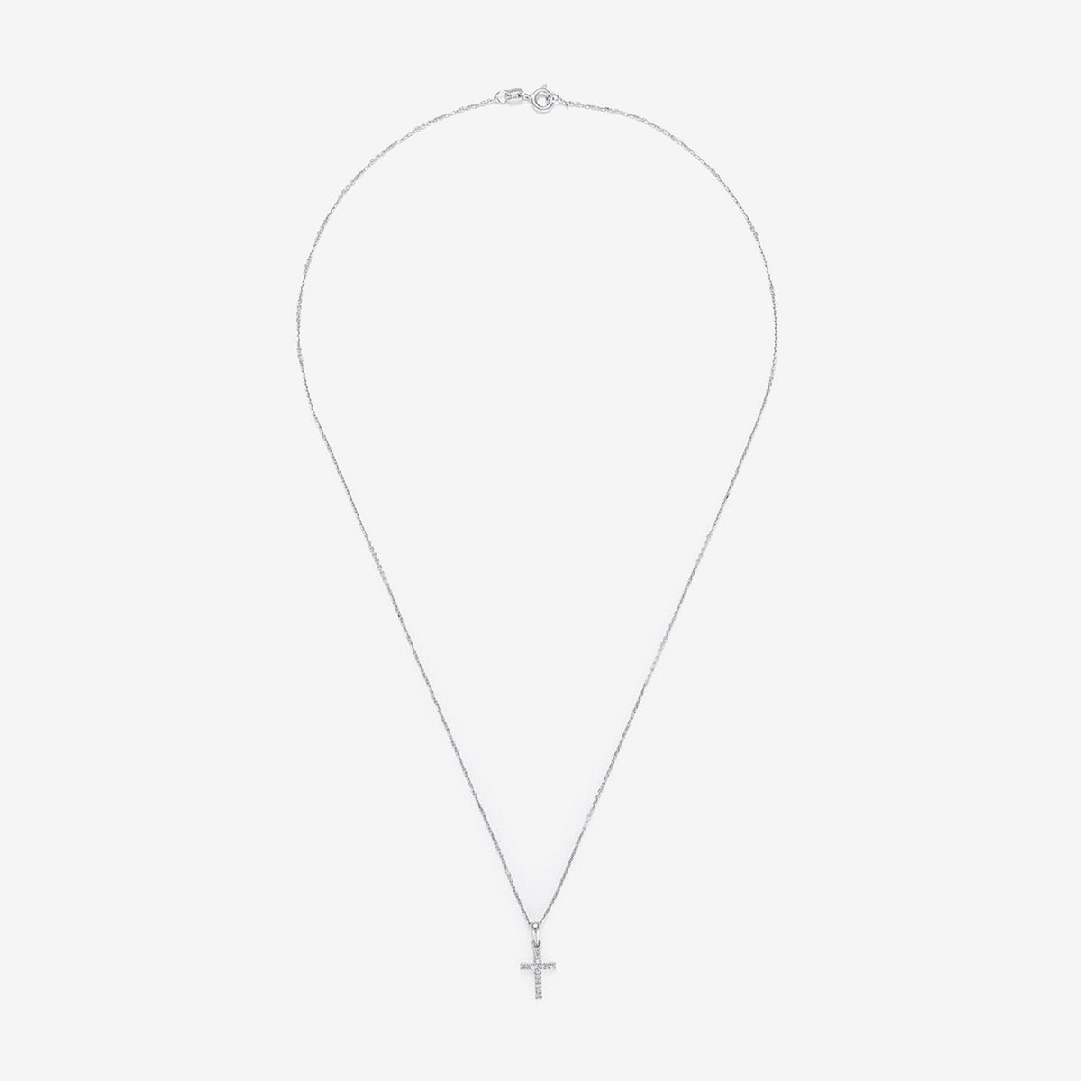 Zawieszka "Krzyż Szczęścia" Diamenty 0,06 ct/16