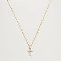 Pendentif "Croix Du Bonheur"  Diamant :0,06Ct/16