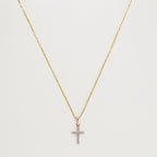 Hanger "Croix Du Bonheur" Diamant: 0,06 ct/16