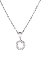 Pendentif "Simplicité"  Diamant :0,05Ct/12