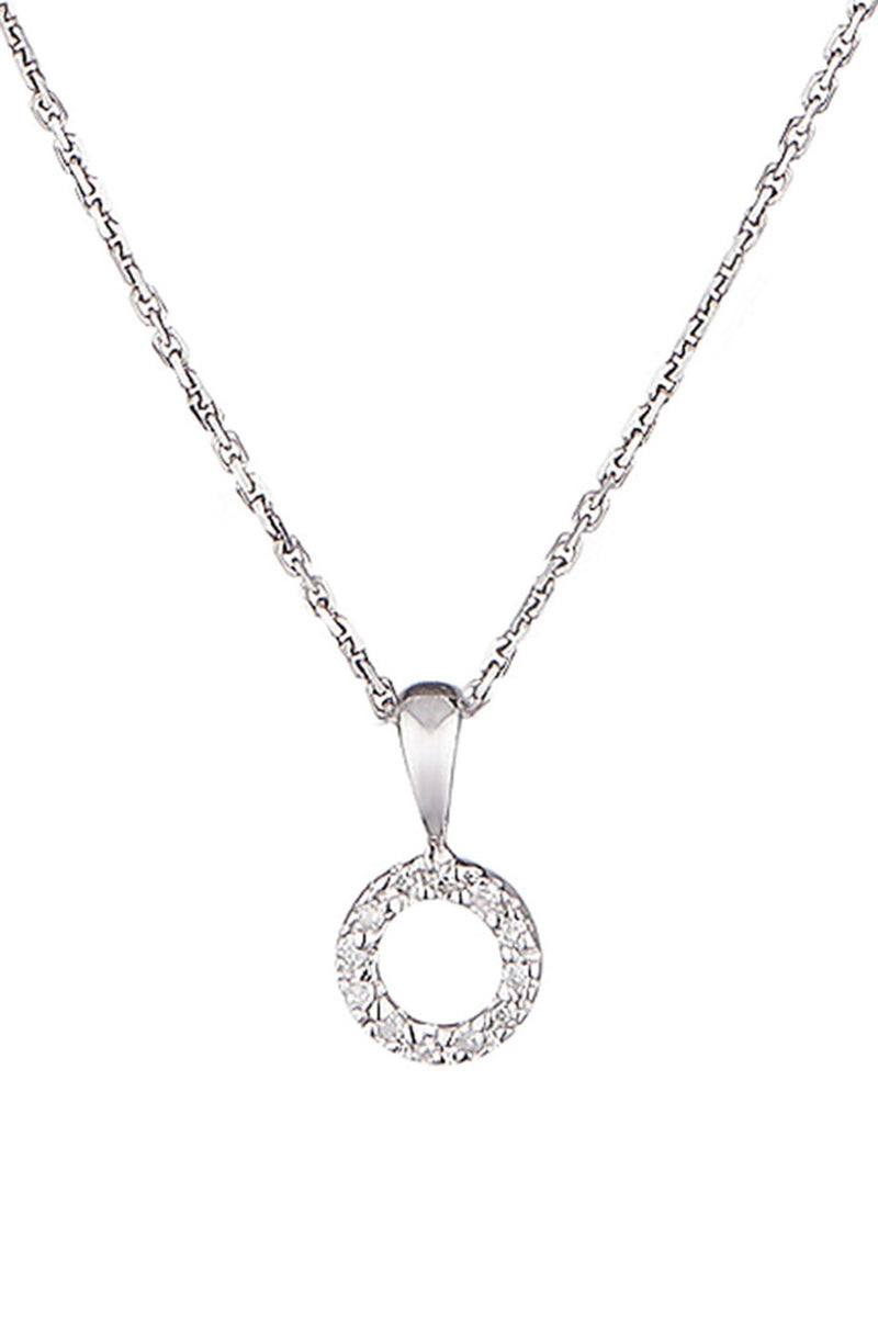 Pendentif "Simplicité"  Diamant :0,05Ct/12