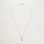 “Marguerite Sapphire” Pendant – White Gold