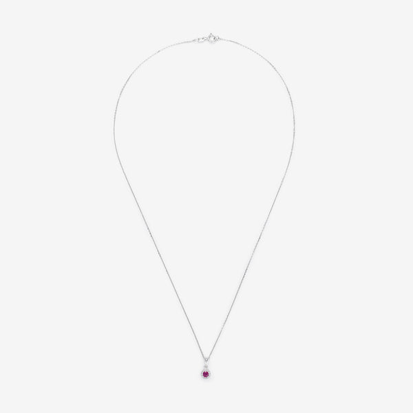 Colgante “Rubí Precioso” Diamantes: 0.03Ct/11 y Rubí: 0.16Ct/1