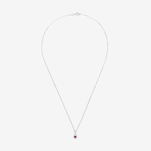 Colgante “Rubí Precioso” Diamantes: 0,03 ct/11 y Rubí: 0,16 ct/1